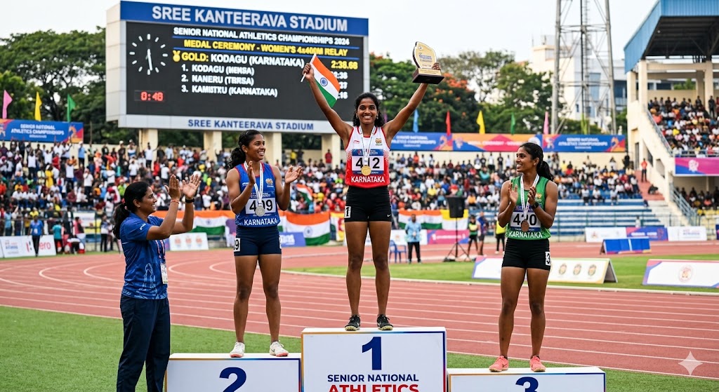 Kodagu athletes excel in senior national athletics